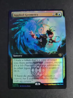 Applied Geometry (Extended Art Foil) Rare MTG Secrets of Strixhaven - Image 1