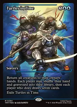 Magic: The Gathering: Turtles in Time - TMT #284 FOIL - Image 1
