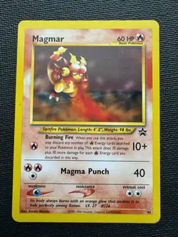 Pokemon Magmar Black Star Promo 44 WOTC Vintage Promo Card - Image 1