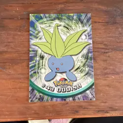 Pokemon Card Oddish #43 Not Holo Blue Label Series 1 Topps - Image 1