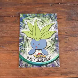 Pokemon Card Oddish #43 Not Holo Blue Label Series 1 Topps - Image 2