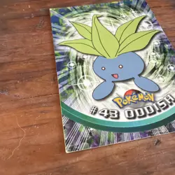 Pokemon Card Oddish #43 Not Holo Blue Label Series 1 Topps - Image 3