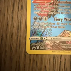 2023 Pokemon Galarian Moltres Crown Zenith Promo Card #SWSH284 - Image 3