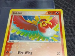 Pokemon Ho-Oh 1/17 Holo Rare Pop Series 5 W/ rare HOLO BLEED Error - Image 2