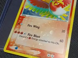 Pokemon Ho-Oh 1/17 Holo Rare Pop Series 5 W/ rare HOLO BLEED Error - Image 3