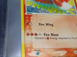 Pokemon Ho-Oh 1/17 Holo Rare Pop Series 5 W/ rare HOLO BLEED Error - Image 4