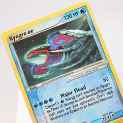 Pokemon TCG - Kyogre Ex 001 Nintendo Black Star Promo Non Holo - EXC Stain - Image 1