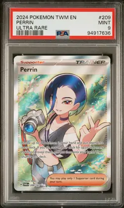 Pokemon Perrin Scarlet & Violet Twilight Masquerade 209/167 Ultra Rare PSA 9 - Image 1