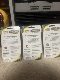 3 Sealed Pokemon Sun & Moon Unbroken Bonds Blister Packs - Image 2
