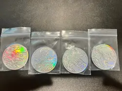 Lot of 4 - Pokemon Mega Charizard EX UPC Ultra-Premium Collection Charizard Coin - Image 1