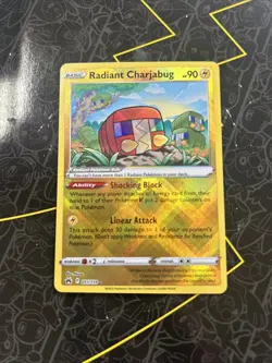 Radiant Charjabug - 051/159 Crown Zenith Ultra Rare Pokemon TCG - Image 1