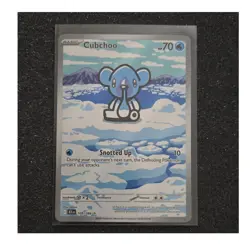 Pokemon 2025 Cubchoo 109/086 Sv: Black Bolt Illustration Rare Holo 70 HP - Image 1