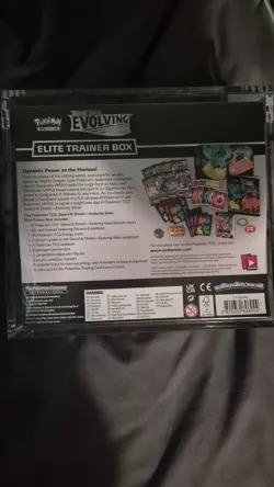 Pokemon TCG Evolving Skies Elite Trainer Box ETB New Sealed with acrylic case - Image 3