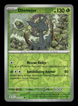 Dhelmise Surging Sparks 010/191 Pokemon Reverse Holo Near Mint Mori Yuu - Image 1