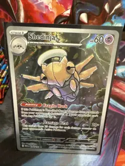 Shedinja 144/132 ME01: Mega Evolution Pokemon TCG Illustration Rare NM - Image 1