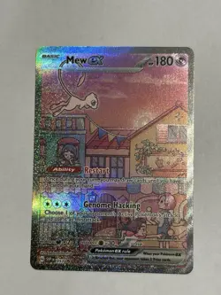 Pokemon TCG Mew EX 053 Holo Black Star Promo Scarlet & Violet 151 NM - Image 1