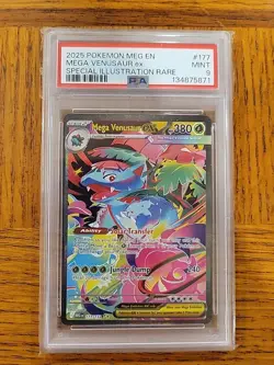 Pokemon Mega Venusaur EX Special Illustration Mega Evolution 2025,177/132 - Image 1