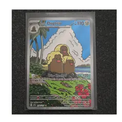 Pokemon 2024 Alolan Dugtrio 208/191 Sv08 Illustration Rare Holo 110 HP - Image 1