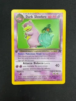 Pokemon Dark Slowbro 29/82 Team Rocket Rara Prima Edizione Wizards ITA Vintage - Image 1