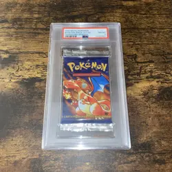 Pokemon Base Set 1st Edition Booster Pack NEW (Spanish) Charizard PSA 8 NM-MT! - Image 1