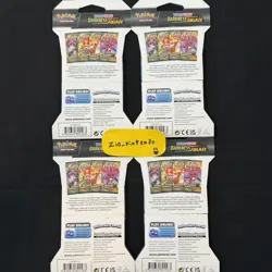 Pokemon TCG Darkness Ablaze Sleeved Booster Packs - Lot of 4 - Sealed - Image 2