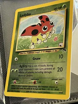 Pokemon Southern Islands Ledyba 07/18 Reverse Holo Promo 40 HP - Image 2