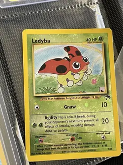 Pokemon Southern Islands Ledyba 07/18 Reverse Holo Promo 40 HP - Image 3