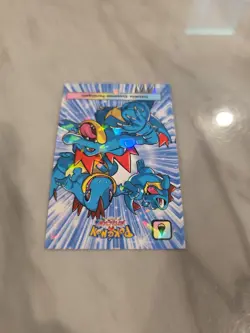 Totodile Croconaw Feraligatr Attacks 2 Database Johto Cracked Ice Holo Pokemon - Image 3