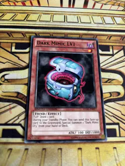 Yugioh Dunkler Imitator LV1 Common GLD5-EN017 - Image 1
