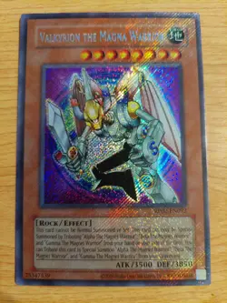 Valkyrion the Magna Warrior (Holo Bleed) - RP02-EN092 - Near Mint NM - Secret - Image 1