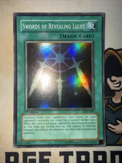 Swords Of Revealing Light - LOB-E081 - Super Rare - 1st Edition - Yugioh NM - Image 2