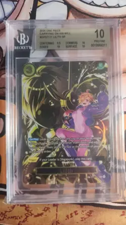 One Piece Lilith OP07-111 (SP) - Carrying His Will Beckett BGS 10 Pristine OP13 - Image 1