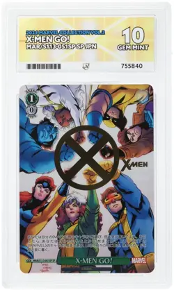 Marvel Weiss Schwarz Vol.2 - MAR/S113-051SP - X-MEN GO! - ACE GRADING 10 - Image 1