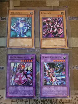 YUGIOH ROBOLADY + ROBOYAROU + SUPER ROBOLADY + SUPER ROBOYAROU LOD COMMON 1ST - Image 1