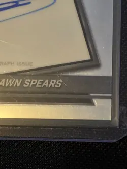2026 Topps Chrome WWE Shawn Spears NXT-SHA On-Card Auto Autograph - Image 3