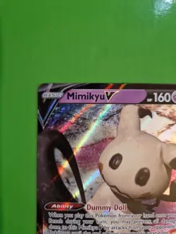 Pokemon TCG SWSH Mimikyu v Holo Rare Card 068/172 Brilliant Stars - Image 2