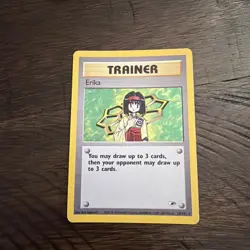 Pokemon Erika Gym Heroes Holo Rare Unlimited Trainer 16/132 2000 English Card - Image 2