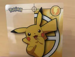 Pikachu Clear Card - Pokemon Magic Message Cards 2006 Merlin - Image 3