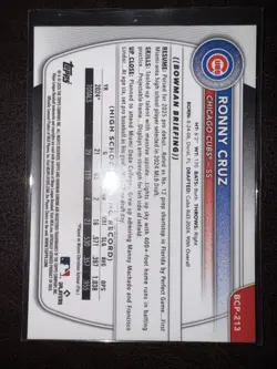 2025 Bowman Chrome Ronny Cruz 1st Mega Box Refractor Mojo - Image 3