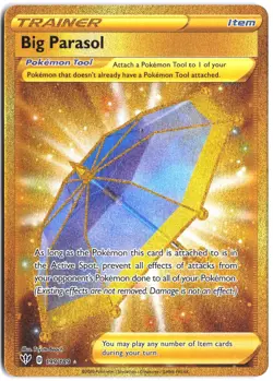 Big Parasol 199/189 Secret Rare Darkness Ablaze Pokemon - Image 1