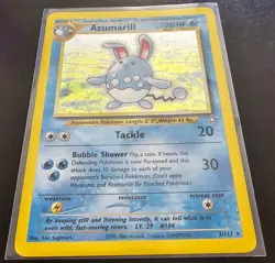 Pokemon TCG Azumarill Neo Genesis Set Rare - Holo #2/111 Lightly Played - Image 1
