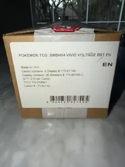 Pokemon Vivid Voltage Booster Box Case - Sealed - Image 1