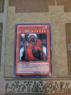 YUGIOH LICH LORD KING OF THE UNDERWORLD GLD4-EN019 COMMON LIMITED ED NM - Image 1