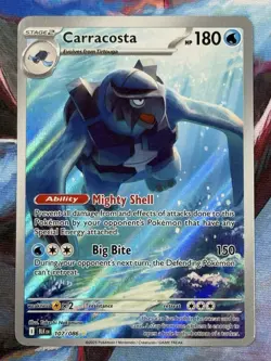 Carracosta 107/086 Illustration Rare Black Bolt Pokemon TCG Near Mint NM - Image 1
