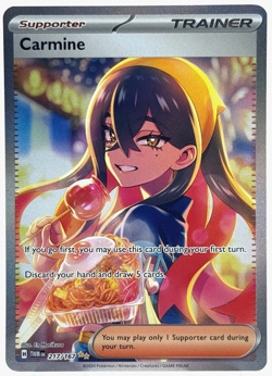 Pokemon Carmine Twilight Masquerade 217/167 Special Illustration Rare TCG - Image 1