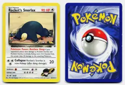 ROCKET'S SNORLAX GYM HEROES 33/132 LP RARE POKEMON - Image 1