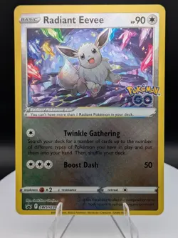 Pokemon TCG: Pokemon GO Promo SWSH230: Radiant Eevee (NM) - Image 1
