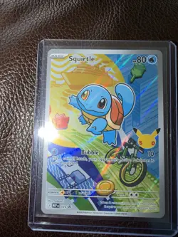 Pokemon Squirtle 039 First Partner Illustration Full Art Holo Promo - Image 1