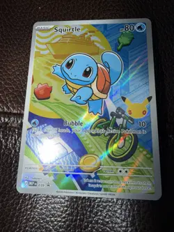Pokemon Squirtle 039 First Partner Illustration Full Art Holo Promo - Image 3