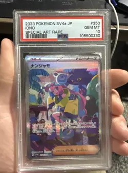 2023 Pokemon Japanese Iono SAR PSA 10 Shiny Treasure ex #350/190 - Image 1